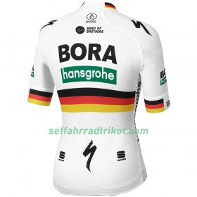 Fahrradbekleidung Radtrikot Kurzarm + Trägershorts 2020 BORA-hansgrohe Deutscher Meister N001